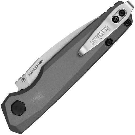 Kershaw Auto Launch 18 Button Lock Knife Automatic Opening CPM-154 Stonewash Blade EDC Ready by Kershaw