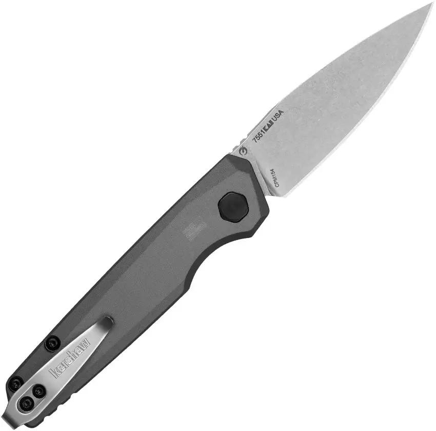 Kershaw Auto Launch 18 Button Lock Knife Automatic Opening CPM-154 Stonewash Blade EDC Ready by Kershaw