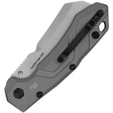 Kershaw Auto Launch 14 Automatic Knife With CPM 154 Cleaver Blade Gray Aluminum Handle Lanyard Hole EDC Ready by Kershaw