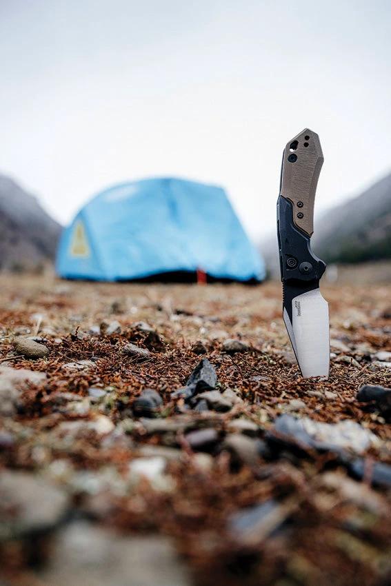 Kershaw Auto Launch 19 Button Lock Automatic Opening Knife CPM 154 Two Tone Blade For EDC Enthusiasts by Kershaw