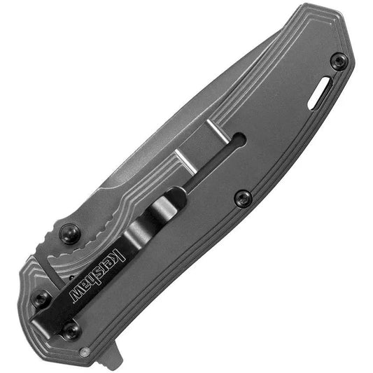 Kershaw Fringe Framelock Knife 8310 With Premium Assisted Opening Drop Point Blade Carbon Fiber Inlay For EDC by Kershaw