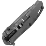 Kershaw Fringe Framelock Knife 8310 With Premium Assisted Opening Drop Point Blade Carbon Fiber Inlay For EDC by Kershaw