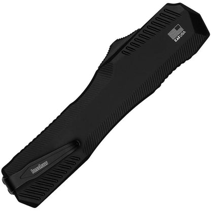 Kershaw Auto Livewire OTF Knife Damascus Blade Carbon Fiber Handle EDC for Tactical Enthusiasts by Kershaw