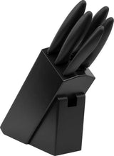 Premium Kershaw 6 Piece Kitchen Knife Block Set With Satin Stainless Blades For Home Cooks by Kershaw
