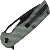 Kansept Knives Kryo Framelock Green Micarta T1001M2 - 12C27 Sandvik Stainless Blade Durable EDC Folder by Kansept Knives