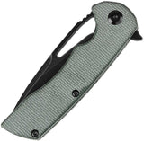 Kansept Knives Kryo Framelock Green Micarta T1001M2 - 12C27 Sandvik Stainless Blade Durable EDC Folder by Kansept Knives
