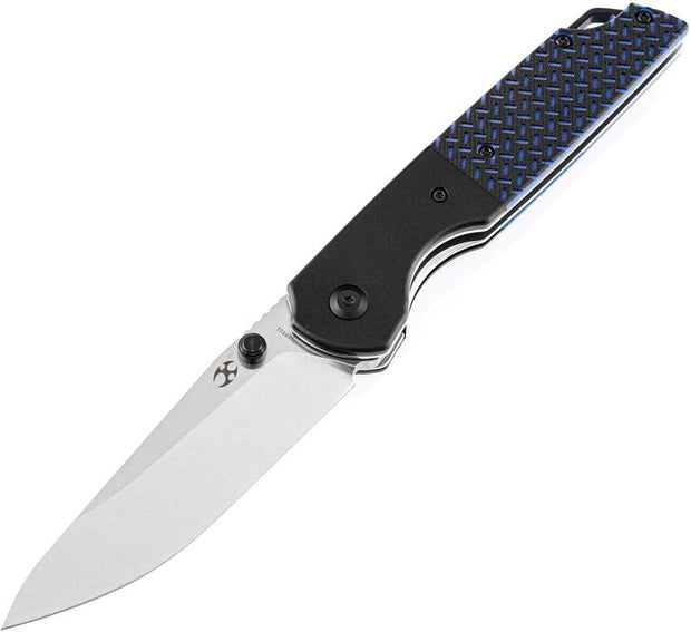 Kansept Knives Warrior Linerlock Blk/Blue T1005S1 by Kansept Knives