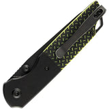Kansept Knives Warrior Linerlock Green TiNi D2 Drop Point Blade - G10 Handle Aluminum Bolsters by Kansept Knives