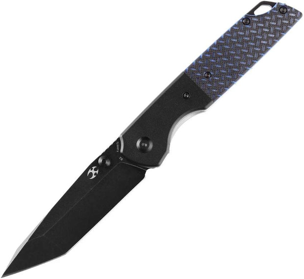 Kansept Knives Warrior Linerlock Blk/Blue T1005T1 by Kansept Knives