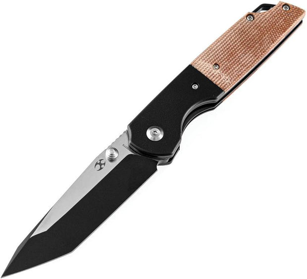 Kansept Knives Warrior Linerlock Brn Micarta T1005T5 by Kansept Knives