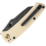 Kansept Knives Main Street Linerock White G10 T1015E3 by Kansept Knives