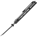 Kansept Knives Main Street Linerock Black Micarta - 3.5-Inch Black Stonewash 154CM Blade 4.5-Inch Closed by Kansept Knives