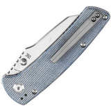 Kansept Knives Main Street Linerock Blue Micarta - 154CM Stainless Blade With Stonewash Finish by Kansept Knives