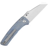 Kansept Knives Main Street Linerock Blue Micarta - 154CM Stainless Blade With Stonewash Finish by Kansept Knives