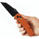 Kansept Knives Main Street Crosslock Orange - 154CM Blade, G10 Handle, Pocket Clip EDC by Kansept Knives