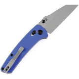 Kansept Knives Main Street Crosslock Blue T1015V3 - 3.5 Inch 154CM Blade, Blue G10 Handle, Thumb Stud by Kansept Knives