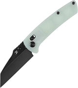 Kansept Knives Main Street Crosslock Jade T1015V7 by Kansept Knives