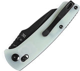 Kansept Knives Main Street Crosslock Jade T1015V7 - Jade G10 Handle And Durable 154CM Stainless Blade by Kansept Knives