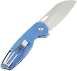Kansept Knives Model 6 Linerlock Blue G10 - Bead Blast 154CM Wharncliffe Blade Knife by Kansept Knives