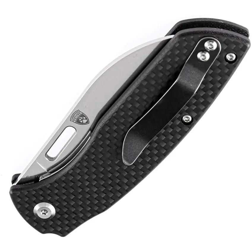 Kansept Knives Convict Linerlock CF T1023A2 - Carbon Fiber Handle 3.25in 154CM Blade by Kansept Knives