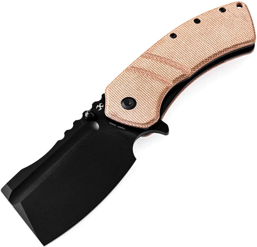 Kansept Knives XL Korvid Linerlock Brown T1030A2 by Kansept Knives