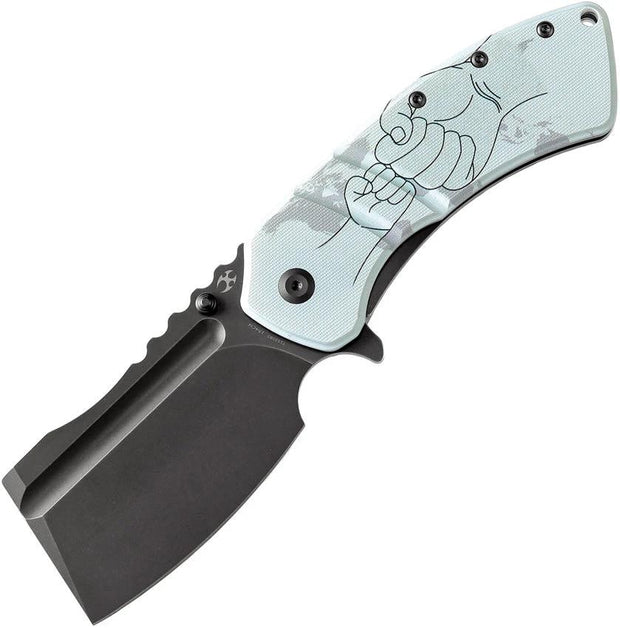 Kansept Knives XL Korvid Linerlock Jade T1030B5 by Kansept Knives