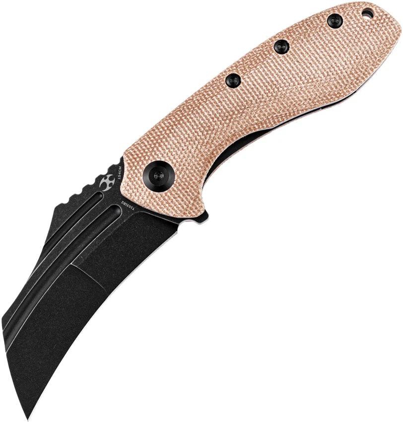 Kansept Knives KTC3 Linerlock Brown Micarta T1031B2 by Kansept Knives