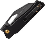 Kansept Knives Egress Linerlock Black G10 - 3.5 Inch Wharncliffe Blade, 4.75 Inch Closed, Stonewash Finish by Kansept Knives