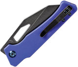 Kansept Knives Egress Linerlock Blue G10 - 3.5 Inch Wharncliffe Blade With 14C28N Sandvik Stainless Steel by Kansept Knives