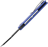 Kansept Knives Egress Linerlock Blue G10 - 3.5 Inch Wharncliffe Blade With 14C28N Sandvik Stainless Steel by Kansept Knives