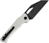 Kansept Knives Egress Linerlock - White G10 Handle And Black Stonewash Wharncliffe Blade by Kansept Knives