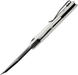 Kansept Knives Egress Linerlock - White G10 Handle And Black Stonewash Wharncliffe Blade by Kansept Knives