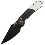 Kansept Knives Fenrir Button Lock Shred CF T1034B1 by Kansept Knives