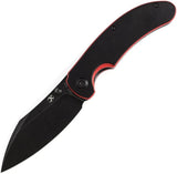Kansept Knives Nesstreet Linerlock Black/Red T1039A2 by Kansept Knives