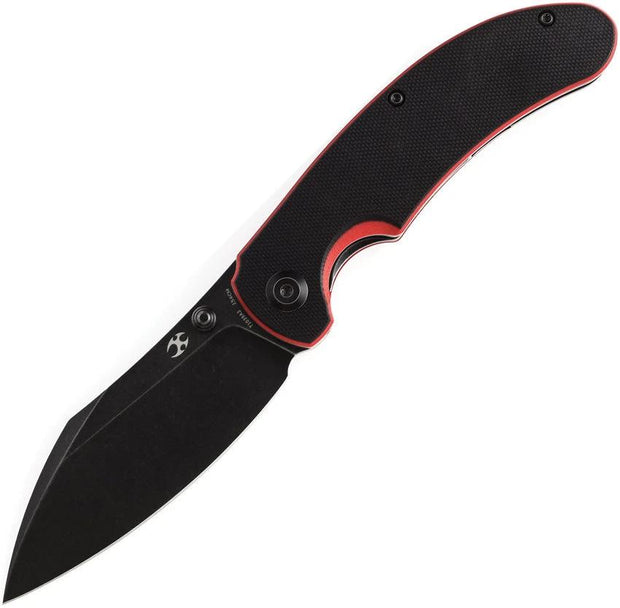 Kansept Knives Nesstreet Linerlock Black/Red T1039A2 by Kansept Knives