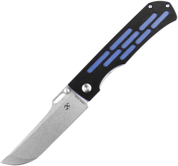 Kansept Knives Reedus Linerlock Blk/Blue T1041A4 by Kansept Knives
