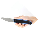 Kansept Knives Integra Linerlock Black/Blue T1042A1 by Kansept Knives