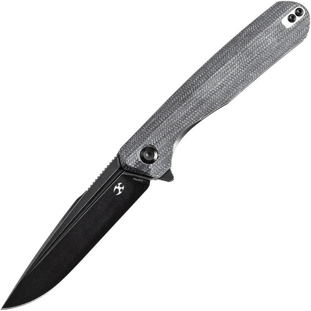 Kansept Knives Qilin Linerlock Black Micarta KT1047A1 by Kansept Knives