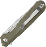 Kansept Knives Qilin Linerlock Green G10 T1047A2 by Kansept Knives