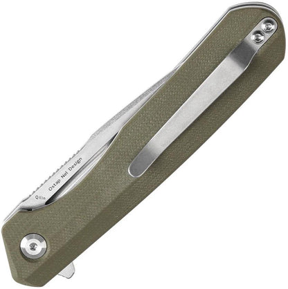 Kansept Knives Qilin Linerlock Green G10 T1047A2 by Kansept Knives
