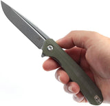 Kansept Knives Qilin Linerlock Green G10 T1047A2 by Kansept Knives