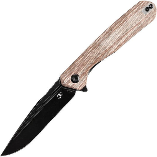 Kansept Knives Qilin Linerlock Brown Mic T1047A3 by Kansept Knives