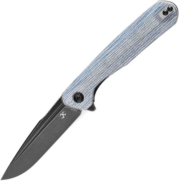 Kansept Knives Qilin Linerlock Blue Micarta T1047A4 by Kansept Knives