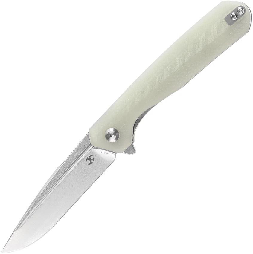 Kansept Knives Qilin Linerlock Jade G10 T1047A5 by Kansept Knives