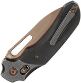 Kansept Knives Quasar Crossbar Lock G10 - Rose Finish 154CM Stainless Drop Point Blade by Kansept Knives