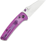 Kansept Knives Little Main Street Crossbar T2015V2 - 2.25 Inch 154CM Blade Purple Acrylic Handle by Kansept Knives
