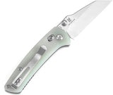 Kansept Knives Little Main Street Crossbar - Compact EDC Knife With 2.25 Inch 154CM Blade And Jade G10 Handle by Kansept Knives
