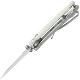Kansept Knives Little Main Street Crossbar - Compact EDC Knife With 2.25 Inch 154CM Blade And Jade G10 Handle by Kansept Knives