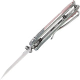 Kansept Knives Little Main Street Crossbar T2015V6 - Compact EDC Knife With 2.25 Inch 154CM Blade And Jade G10 Handle by Kansept Knives