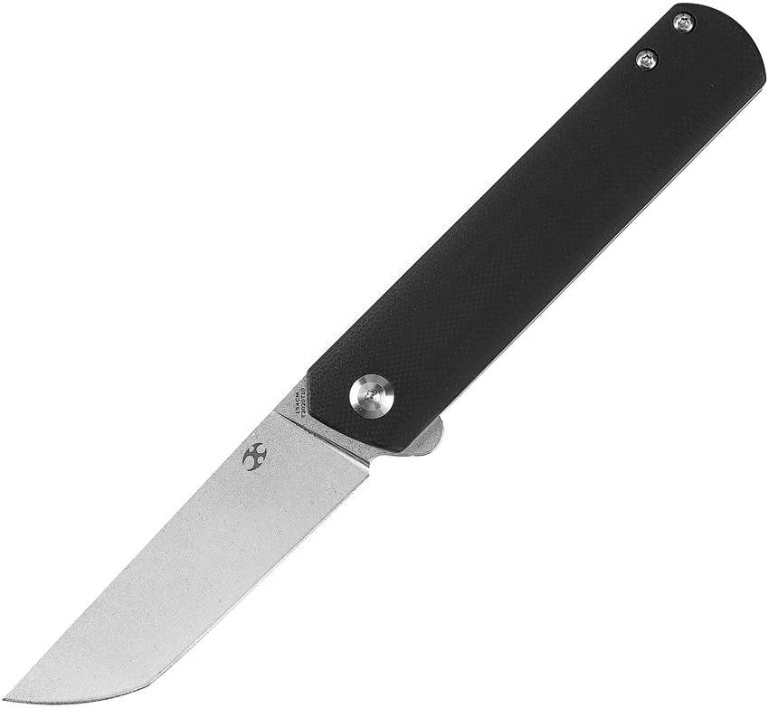 Kansept Knives Foosa Slip Joint Black G10 T2020T10 by Kansept Knives